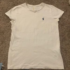 White polo T-shirt